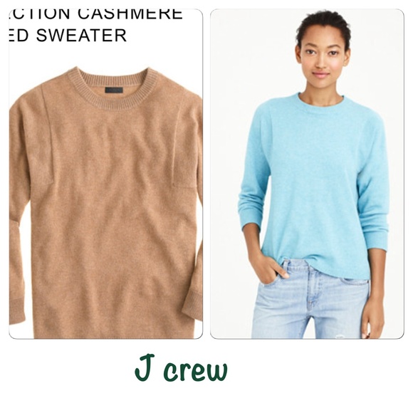 J. Crew Sweaters - New - j crew "black” cashmere pull over.